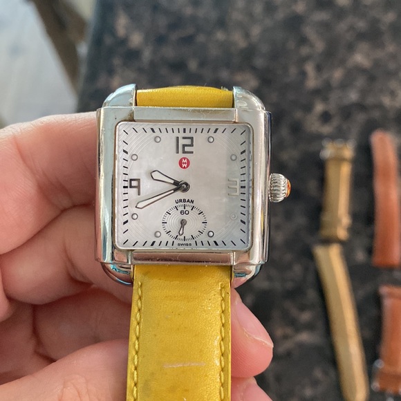 Silver Michele Watch, 18 mm with straps - Picture 2 of 4